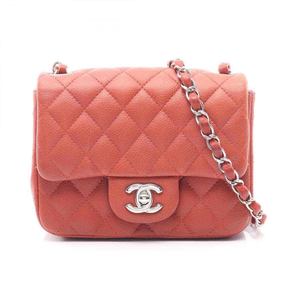 Chanel Matelasse Shoulder Bag Caviar Leather Grained Calfskin Bordeaux Purple